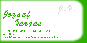 jozsef varjas business card